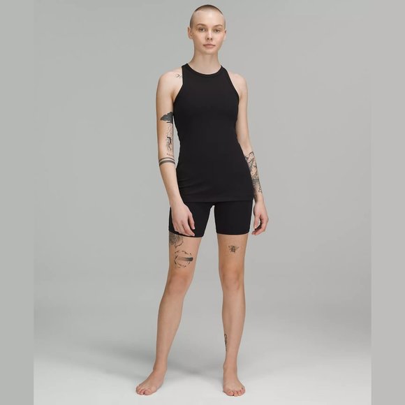 NEW lululemon Size 4 Women's Align Hip-Length Racerback Tank Top - Black - Picture 2 of 5
